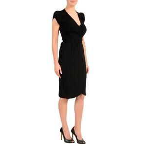 Roberto Cavalli - Just Cavalli Black Wrap Dress Sz: IT 38 / US small